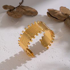 Модные открытые браслеты-манжеты из нержавеющей стали 304 OU3634