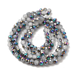 Гальваническое стекло граненые бусины рондель стренги&nbsp;EGLA-D020-4x3mm-M3