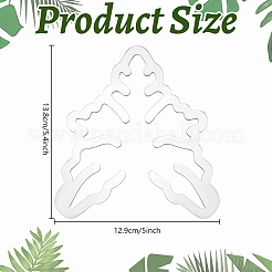 Акриловый фиксатор роста растений в форме листа&nbsp;DIY-WH0430-933A