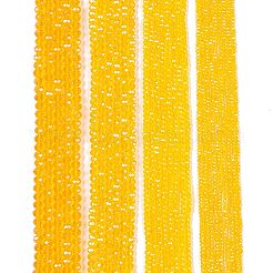 FilI di perline in vetro placcato&nbsp;LS-EGLA-A044-T4mm-A05