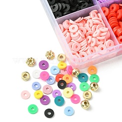 DIY Heishi бусины из полимерной глины набор для поиска ювелирных изделий DIY-FS0005-94D