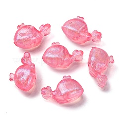 Прозрачные светящиеся акриловые бусины&nbsp;MACR-D024-37A