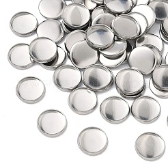 Не тускнеющие плоские круглые чашки из нержавеющей стали 304 с гладким краем&nbsp;X-STAS-S028-28