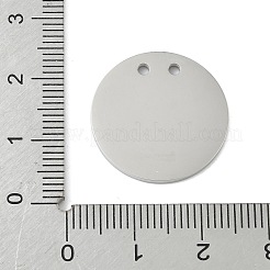 Подвески-бирки из штампованной нержавеющей стали 304 STAS-D365-01P-A