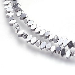 Electroplate non magnetici ematite sintetico fili di perline&nbsp;G-I208-18-C-S