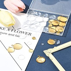 Наборы для изготовления подвески из нержавеющей стали 304 своими руками DIY-FS0008-36