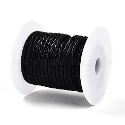 Vachette cordon tressé en cuir&nbsp;NWIR-N005-01C-3mm