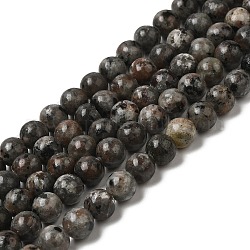 Fili di perle di sienite fluorescente naturale (bagliore sotto la luce uv)., tondo, 12mm, Foro: 1.2 mm, circa 31pcs/filo, 15.3 pollice