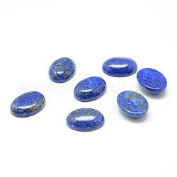 Cabujones de jaspe de punto azul natural, oval, 18x13x6mm