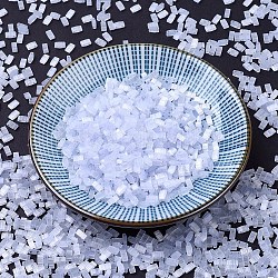 Miyuki halbe Tila Perlen, japanische Saatperlen, 2 Loch, (htl2563) Seide blass hell Lavendel, 5x2.3x1.9 mm, Bohrung: 0.8 mm, ca. 250 Stk. / 10 g
