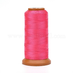 Polyesterfäden, für Schmuck machen, neon rosa , 0.2 mm, ca. 1093.61 Yard (1000m)/Rolle