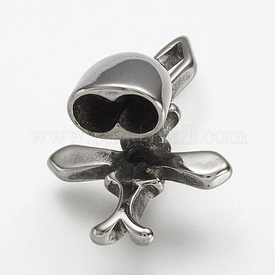 Застежка из нержавеющей стали 304 со стразами STAS-P169-52AS-1