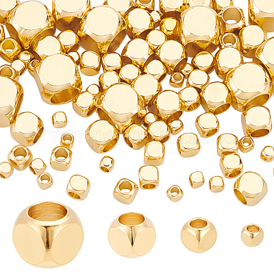 120 шт. латунные бусины 4-х размеров KK-PH0006-51-1