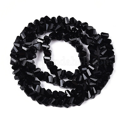 Непрозрачное стекло бисер нитей X-GLAA-N019-4mm-01-1