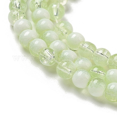 Стеклянные бусины кракле X1-GLAA-U001-4mm-09-1