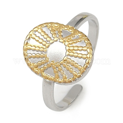 Кольца-манжеты из нержавеющей стали 304 RJEW-H254-07GP-1