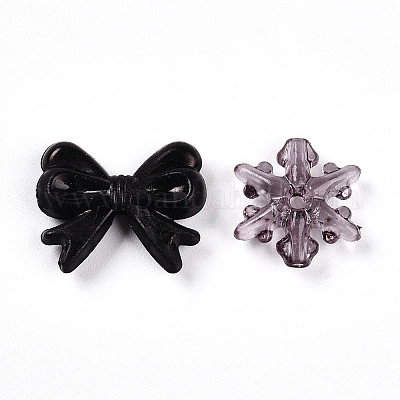 Perles acryliques transparentes et opaques&nbsp;TACR-T028-26A-1
