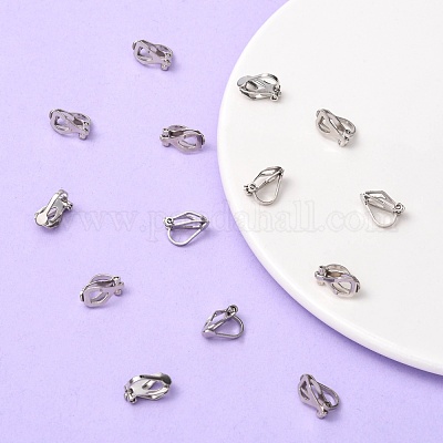 Латунные серьги с клипсами X-EC110-NF-1