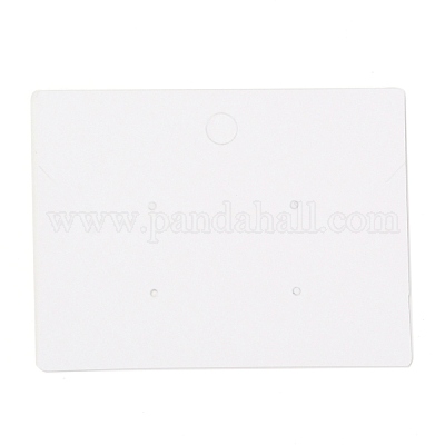 Прямоугольные картонные карты для ювелирных изделий CDIS-P004-09-1