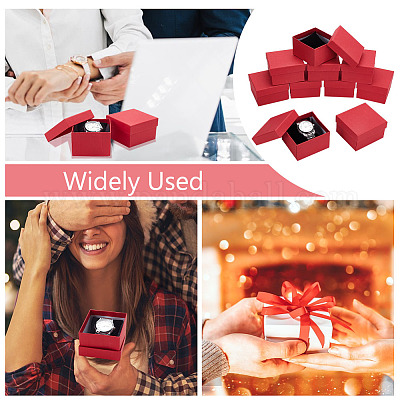 Квадратные картонные коробки для хранения часов CON-WH0104-05A-1