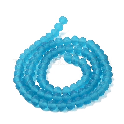 Прозрачные стеклянные бусины EGLA-A034-T8mm-MD27-1