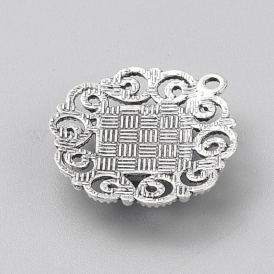 Подвески из синтетической бирюзы в тибетском стиле с паве PALLOY-CJC0025-01AS-F-1