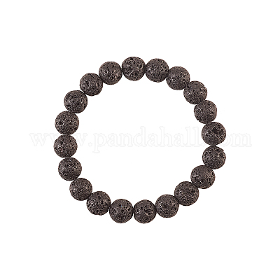 200 шт. Натуральные бусины из лавы G-CJ0001-51-1