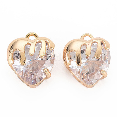 Латунные микро проложить кубического циркония подвески KK-N232-302A-06-1