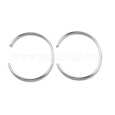 Браслеты-манжеты из нержавеющей стали 304 для женщин и мужчин STAS-B082-08P-1