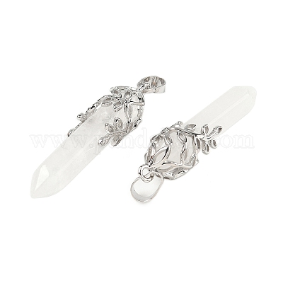 Природного кварца хрустальных подвесок G-M450-01P-12-1