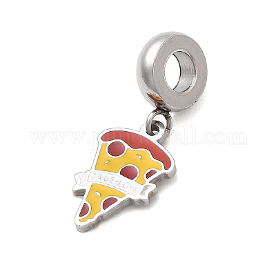304 нержавеющая сталь эмалированная европейские подвески-шармы STAS-D153-05B-P-1