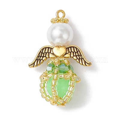 Подвески из стеклянных бусин и стеклянных бусин ручной работы PALLOY-MZ00963-03-1