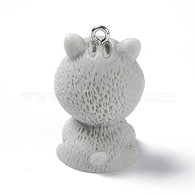 Подвески из непрозрачной смолы RESI-E032-01P-07-1