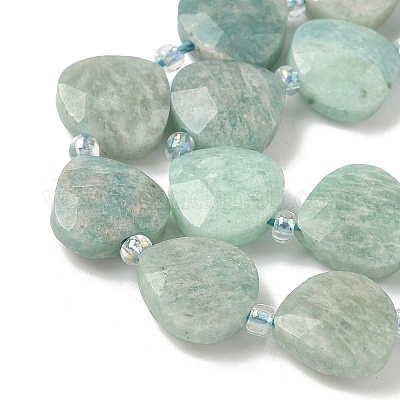 Природных амазонит бисер нитей G-D316-A01-01-1