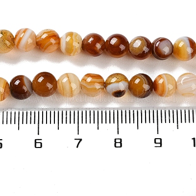 Натуральные полосатые агатовые / полосатые агатовые бусинки G-Z060-A01-A09-1