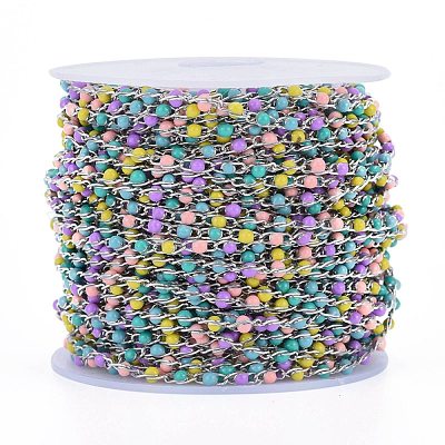 Цепи витые эмалированные из нержавеющей стали 304 STAS-R100-40B-1