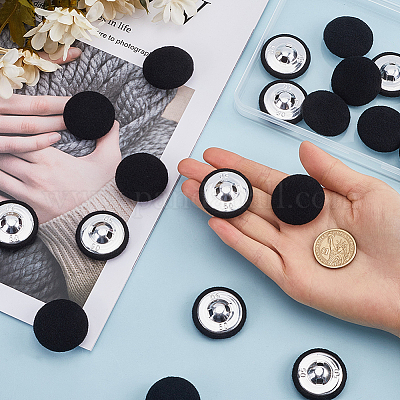 20шт утюг с тканевыми пуговицами BUTT-GF0003-76B-1