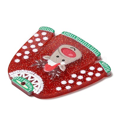 Акриловые подвески на рождество&nbsp;SACR-P022-03B-1