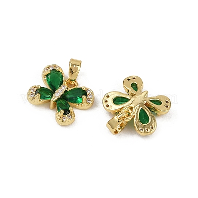 Латунные микро проложить кубического циркония подвески KK-N254-229G-01-1