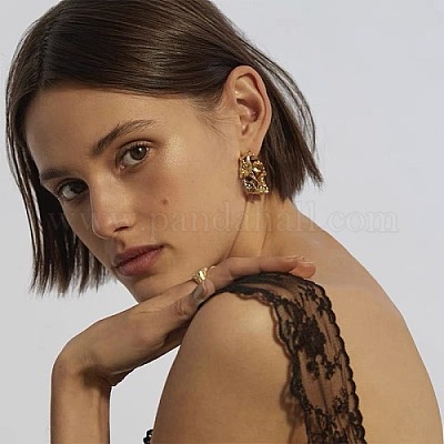 Серьги-гвоздики из нержавеющей стали 304 GC6051-1-1