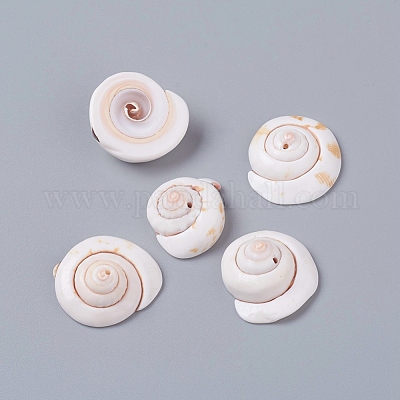 Натуральные бусины из ракушек для глаз Шивы X-BSHE-D019-03-1