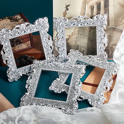 6шт 2-х стильная пластиковая рамка переключателя питания AJEW-PH0002-85-1