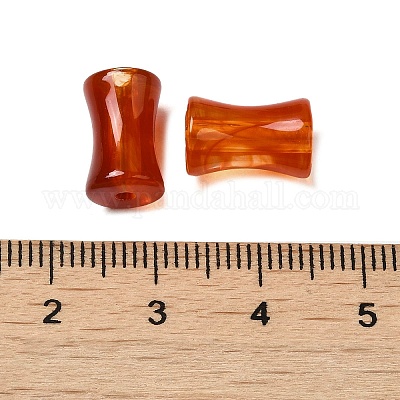 Прозрачные акриловые бусины с эффектом градиента&nbsp;OACR-Q193-01H-1