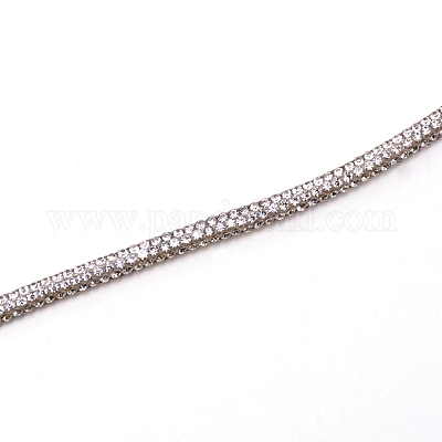 Стеклянные горные хрустальные шнуры OCOR-WH0065-09-1