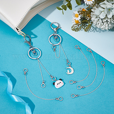 20 шт. железные цепи для одежды HJEW-NB00289-1