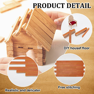 2 комплект из 40 мини-наклеек для деревянного пола DIY-GO0002-34-1