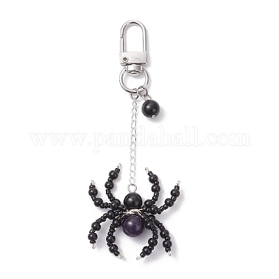 2 шт. подвеска из натурального аметиста HJEW-TA00391-1