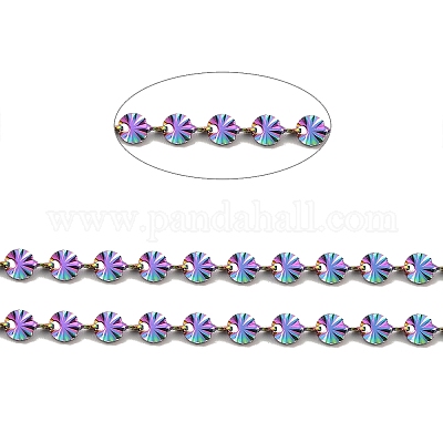 Ионное покрытие (ip) 304 нержавеющая сталь цветочные звенья цепи STAS-B041-08MC-1