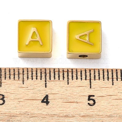 Эмалированные бусины из нержавеющей стали 304 STAS-L022-293G-A-1