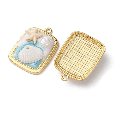 Подвески из эмали и сплава ENAM-B028-23KCG-1